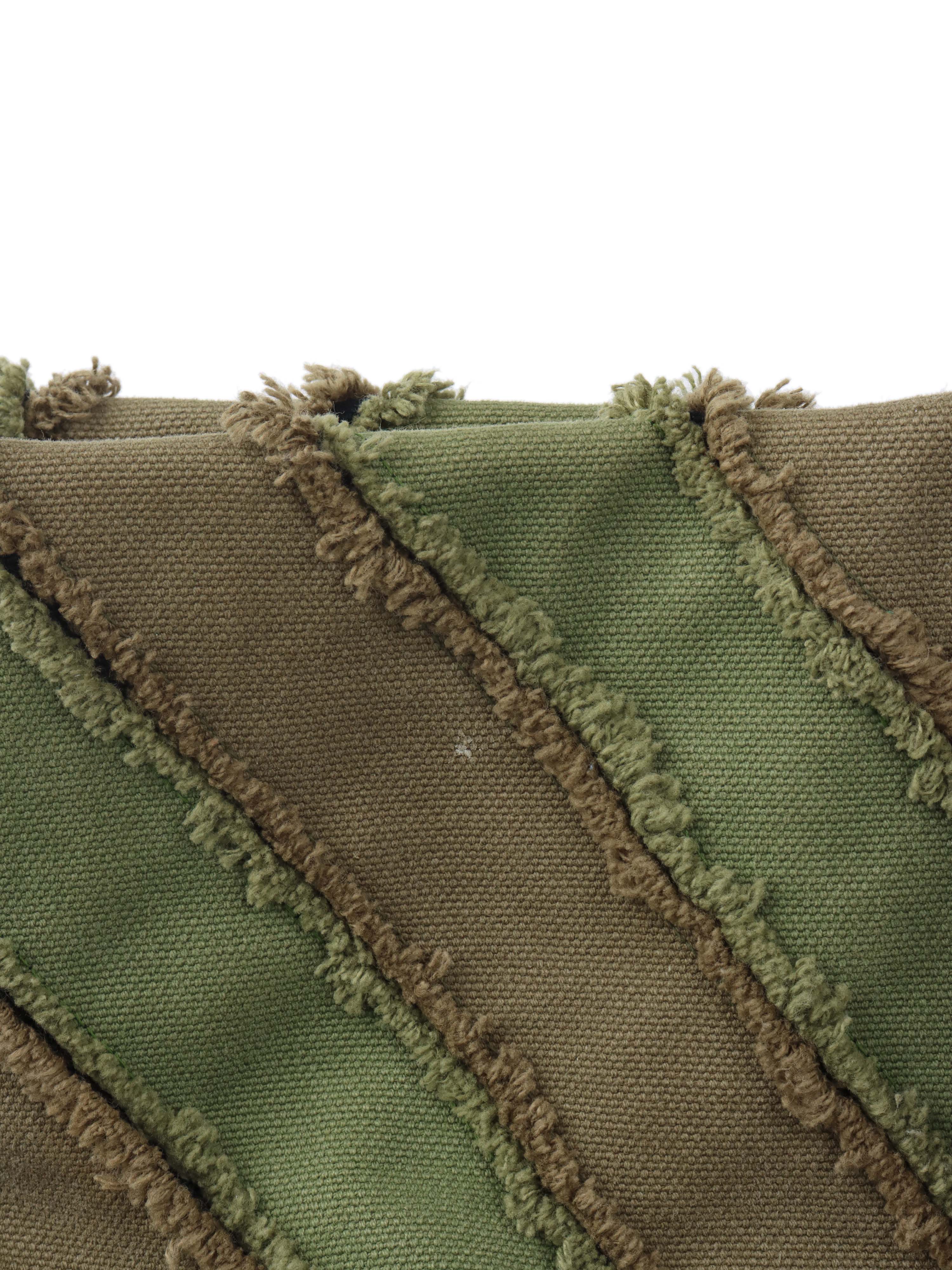 Chanel Canvas Chevron Tote Bag in Khaki - Stylish & Durable Designer Handbag for Women | Perfect for Work, Travel & Everyday Use