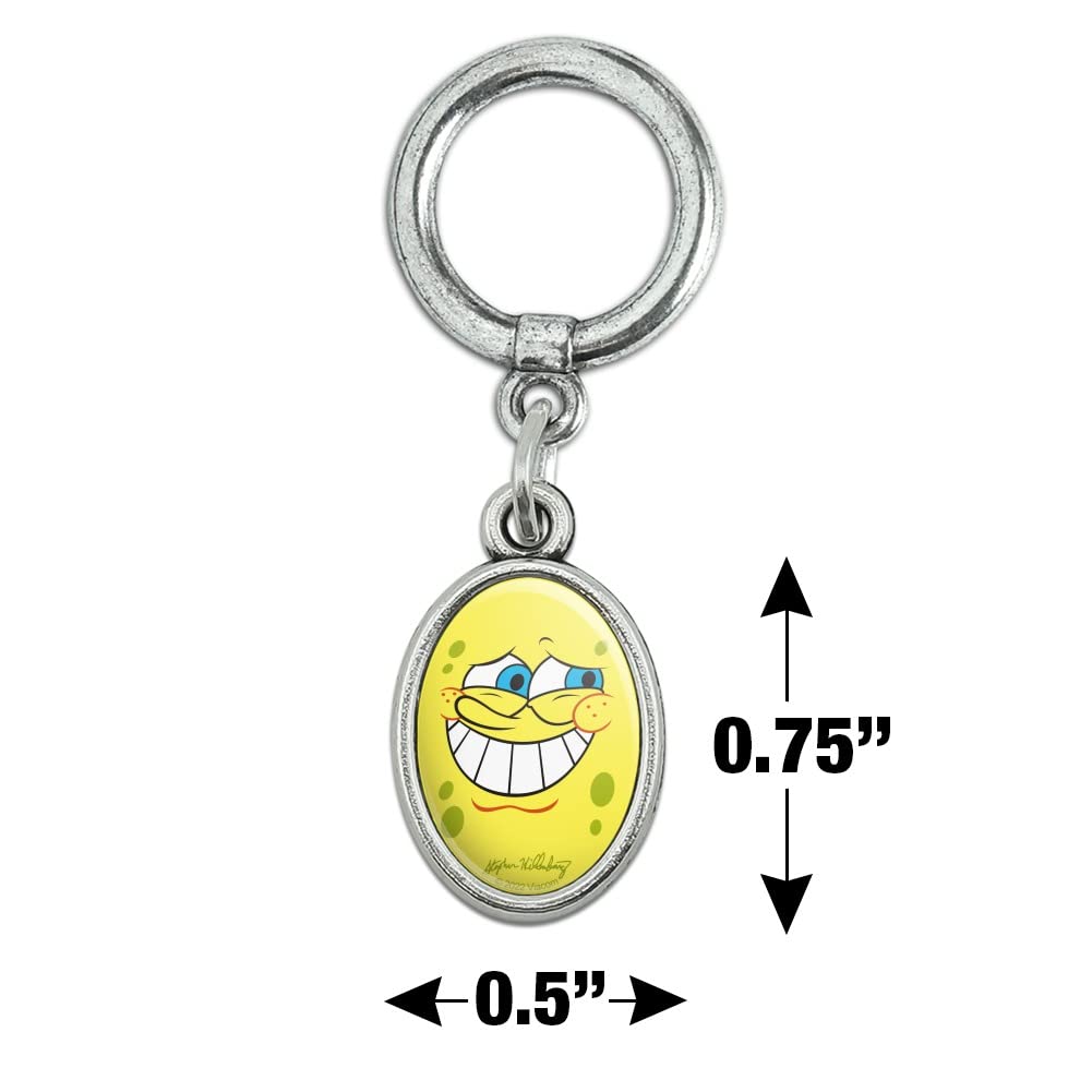 SpongeBob SquarePants Guilty Face Shoe Charm - Cute Sneaker Accessories for Laces, Fun Cartoon Jewelry for Shoes - Perfect for Cosplay, Gifts, and Fashion Statement