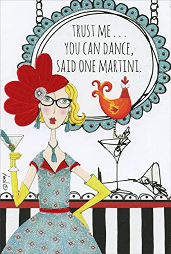 Funny Birthday Card for Women - 'You Can Dance Dolly Mamas' Humorous Feminine Greeting Card | Perfect for Mom, Sister, Wife & Best Friend's Birthday Celebration