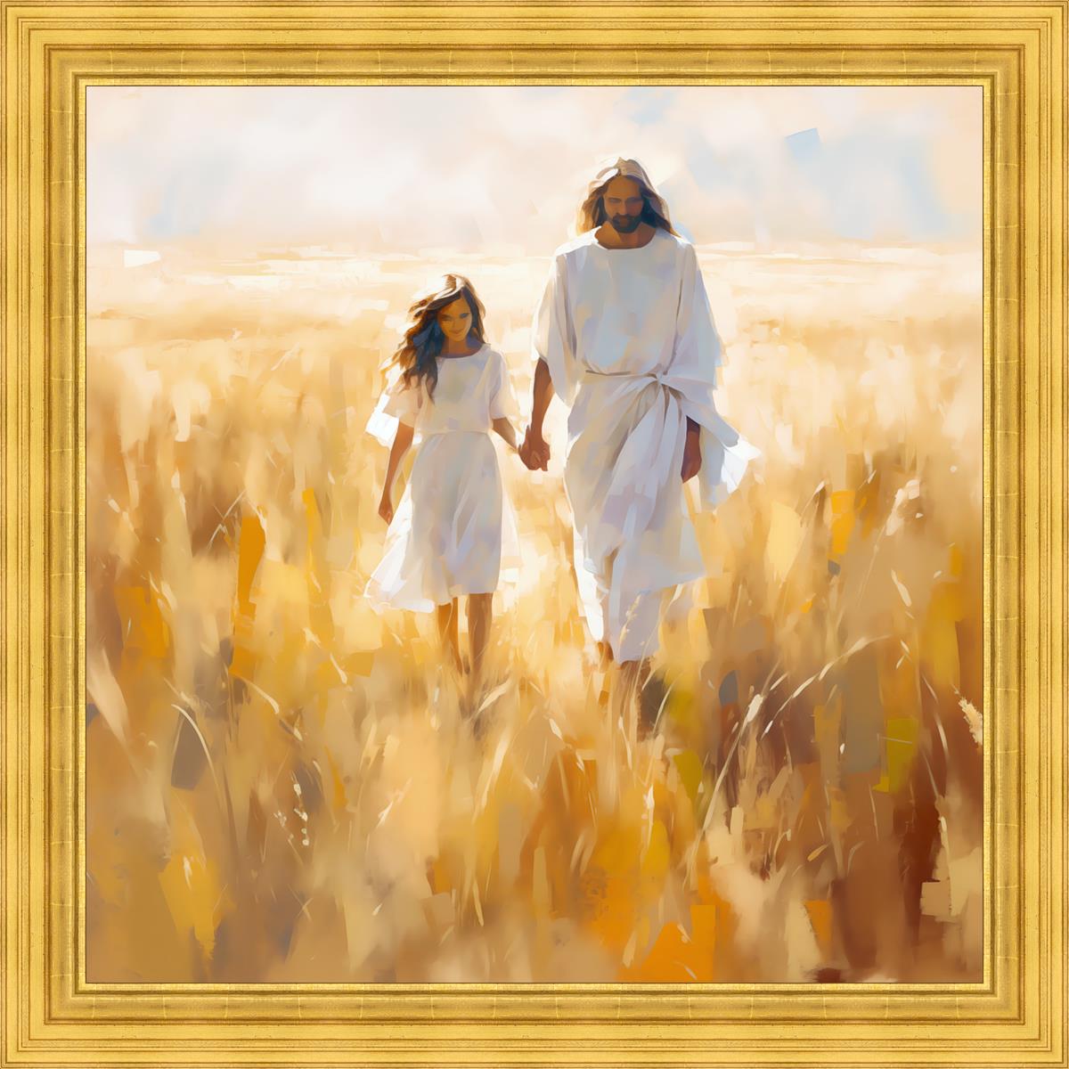 Come Follow Me Large Wall Art - Inspirational Christian Home Decor for Living Room, Bedroom & Office - Perfect Gift for Religious Families