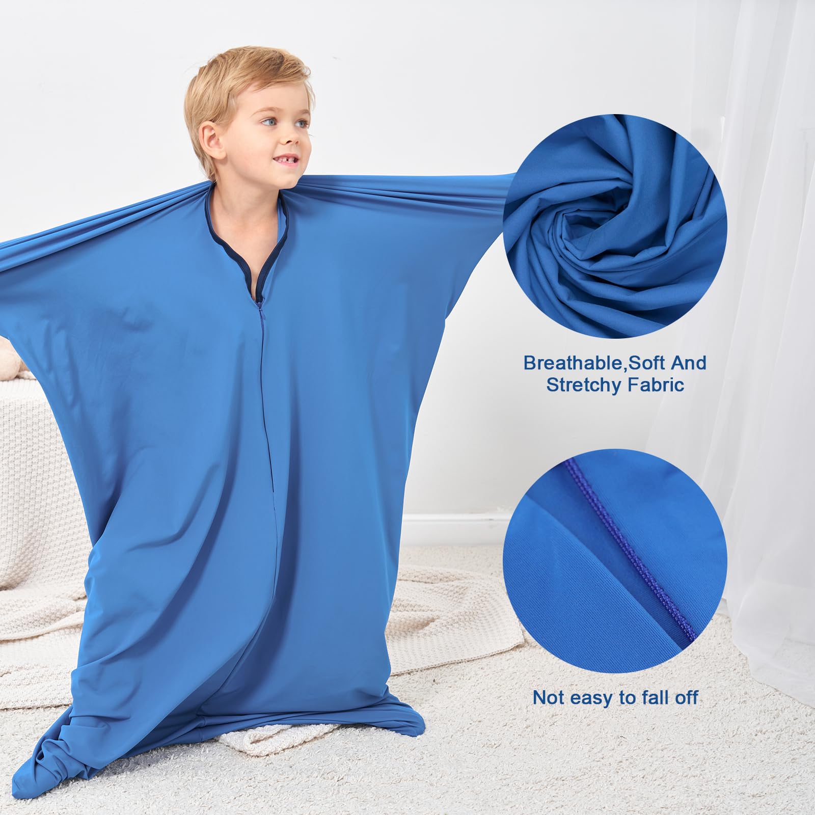 Sensory Body Sock for Kids - Stretchy Sensory Sack for Relaxation, Focus & Sensory Integration - Small 40''×27'' - Perfect for Autism, ADHD & Calming Therapy at Home or School