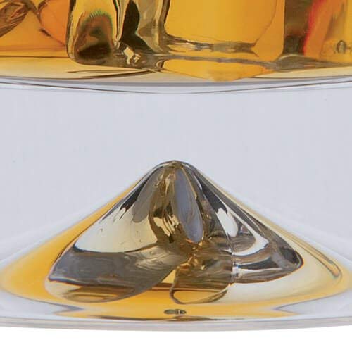 Dartington Dimple Double Old Fashioned Whiskey Glass - 12oz Clear Crystal Tumbler for Bourbon, Scotch & Cocktails - Elegant Barware for Home & Party Use