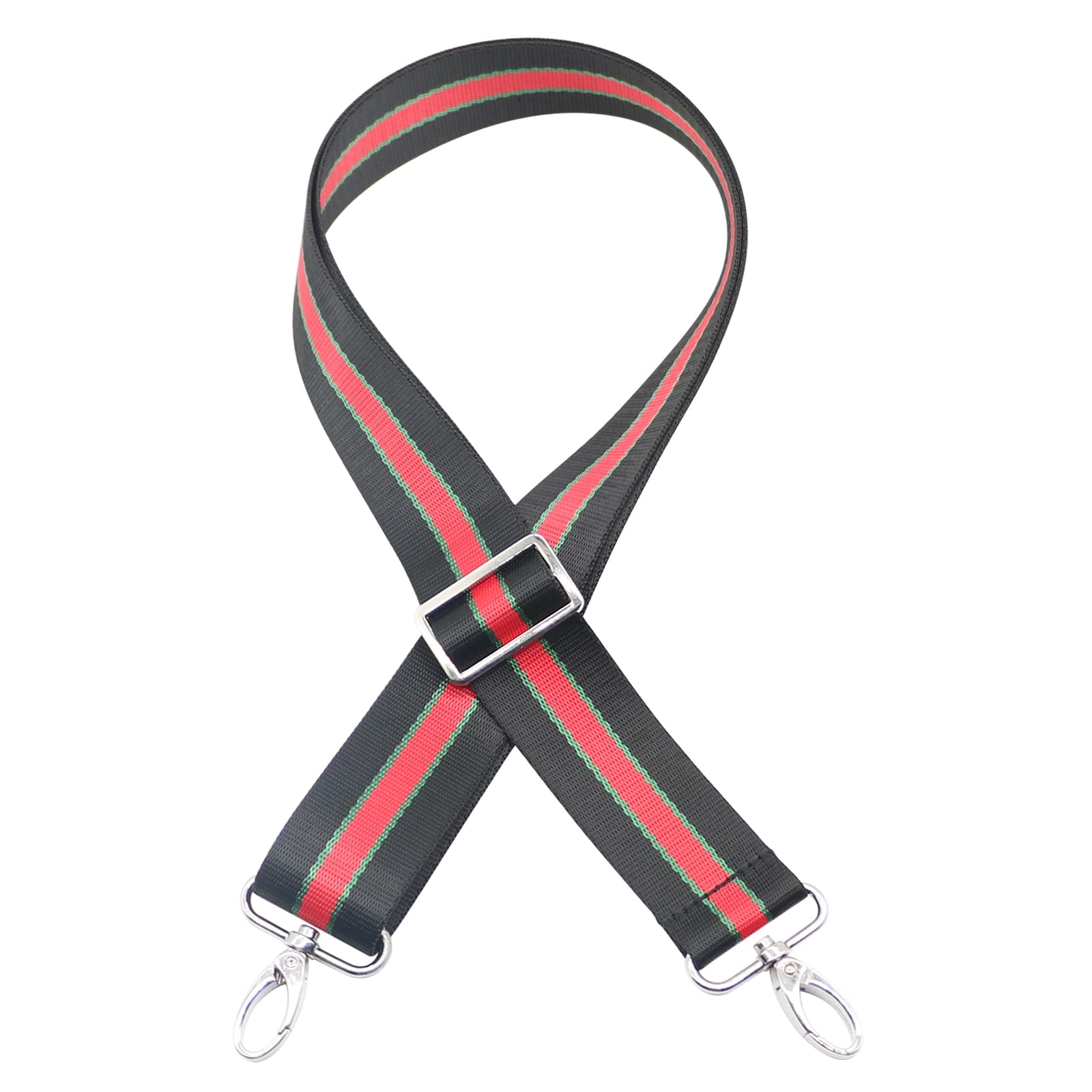 Wide Crossbody Shoulder Strap for Purses & Bags - Adjustable Replacement Purse Strap Extender Accessory (Fits Guitar Straps & Handbags) - Perfect for Travel, Shopping & Everyday Use