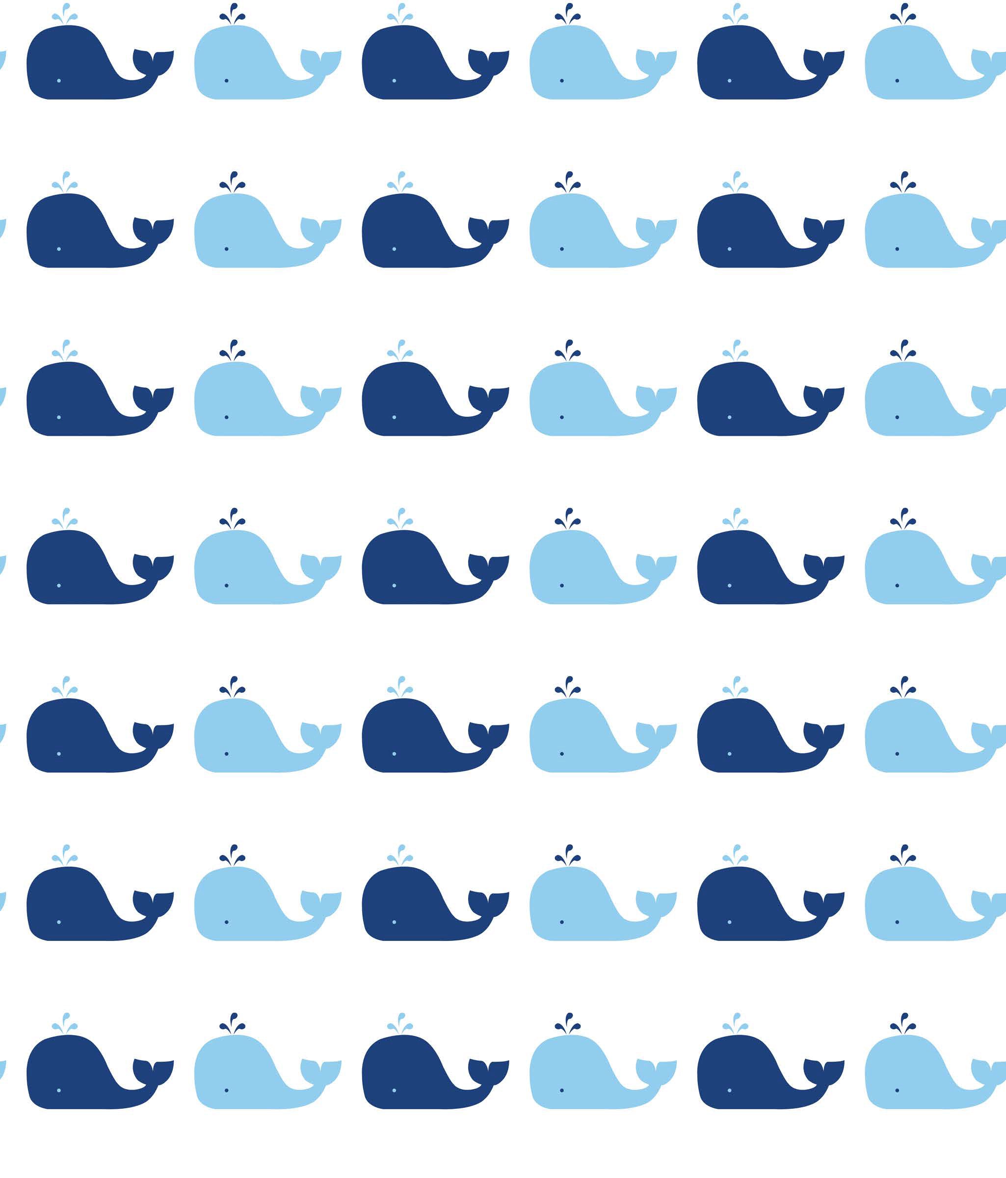Whale Themed Peel and Stick Wallpaper - Self-Adhesive Removable Wall Decal for Kids Room, Nursery, Bedroom - Easy to Install & Remove - Perfect for Home Decor, DIY Projects, and Party Backdrops