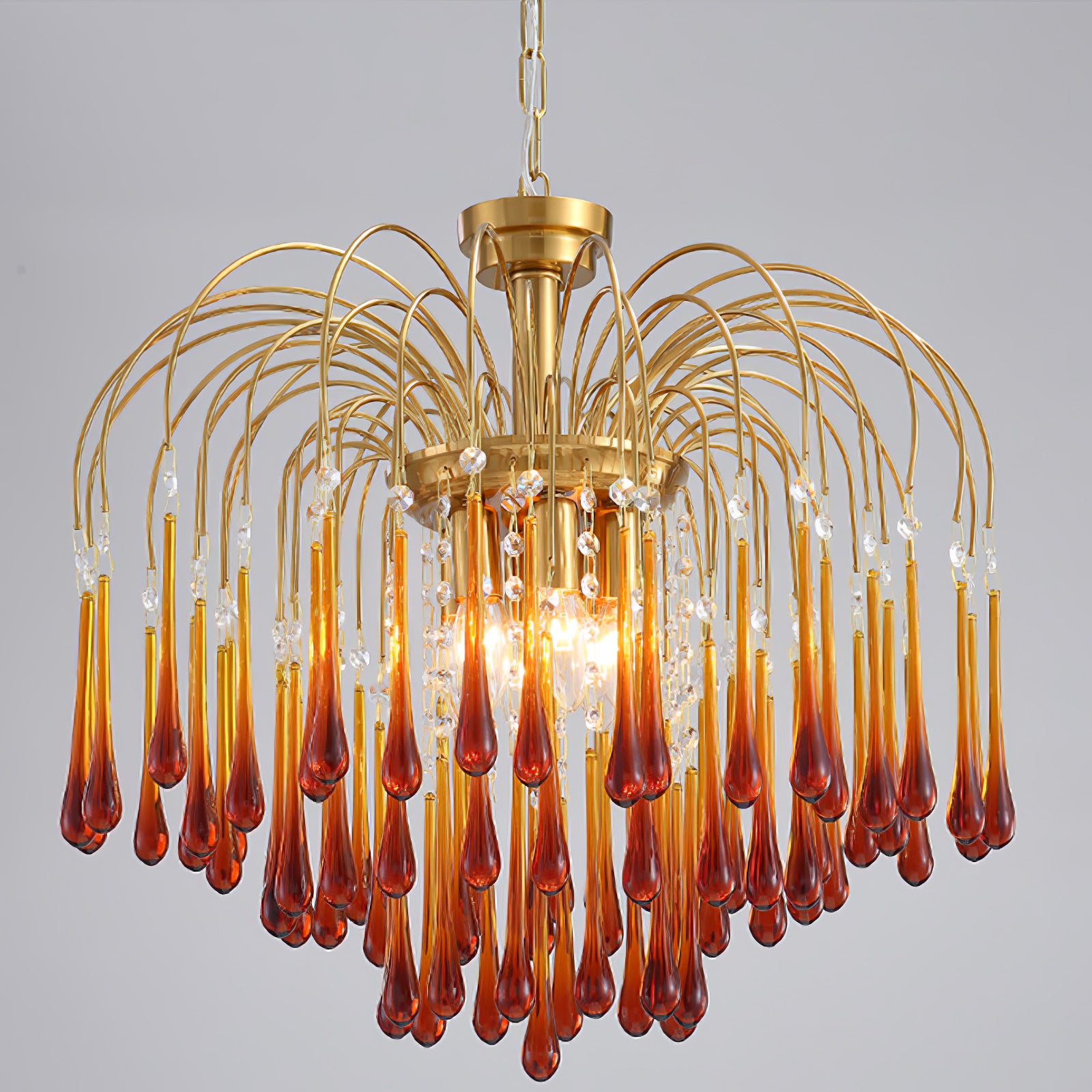 Elegant Maltose Crystal Chandelier - Modern Luxury Lighting for Dining Room, Living Room & Bedroom