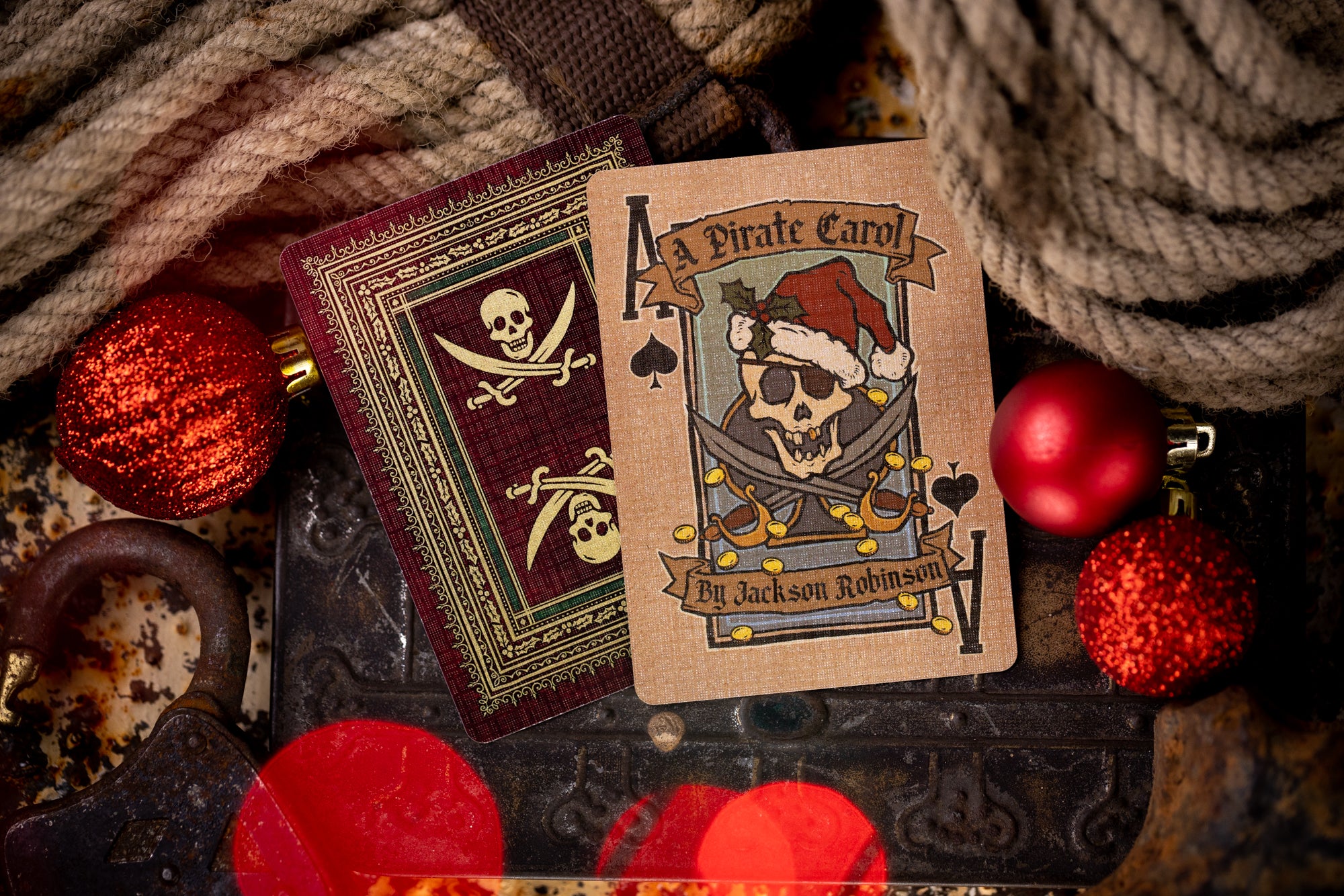 Premium Pirate Carol Luxury Playing Cards - Elegant Deck for Poker, Magic Tricks & Collectors - Perfect for Game Nights, Gifts & Themed Parties