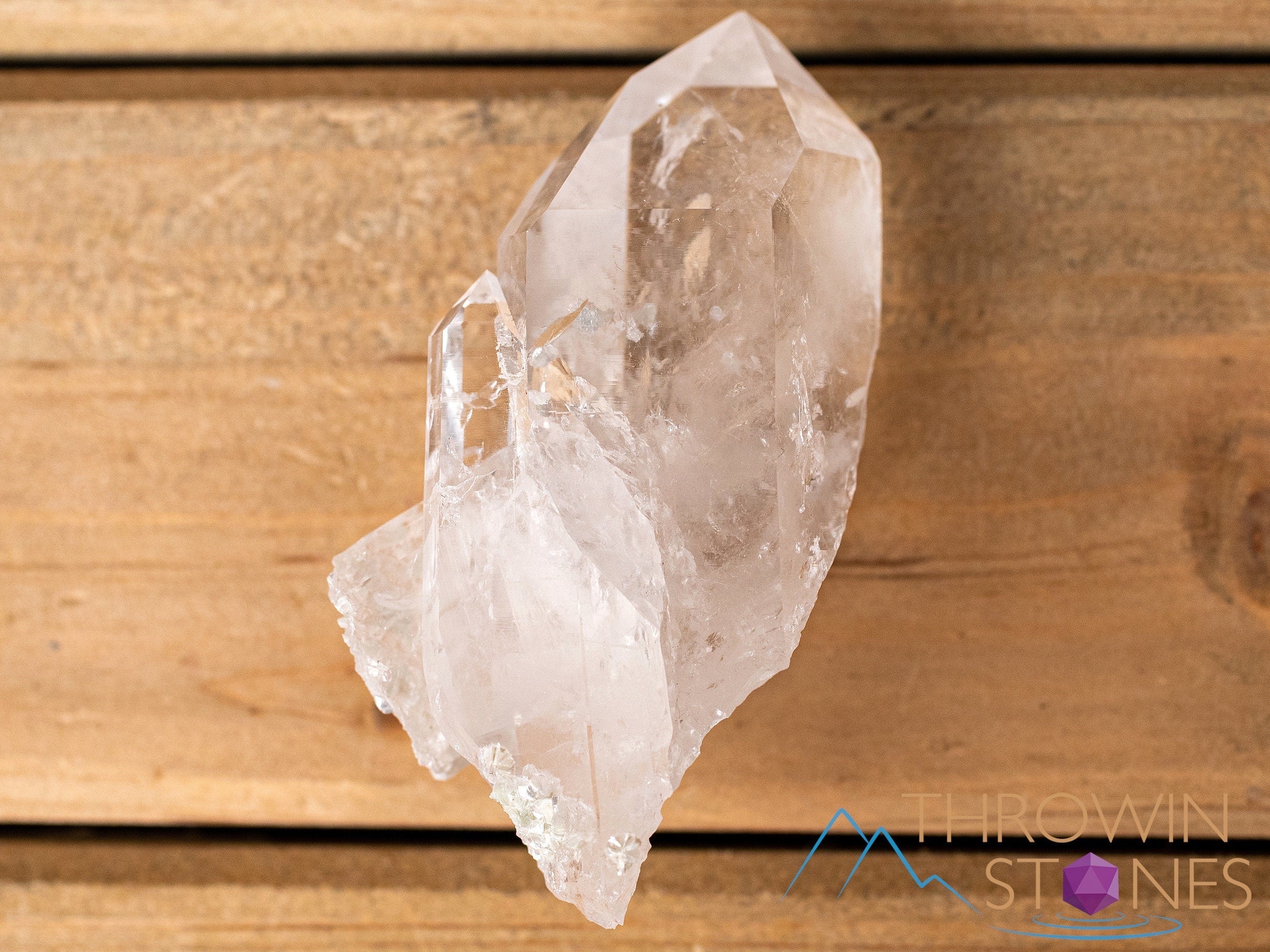 Natural COOKEITE in Clear QUARTZ Raw Crystal Specimen - Healing Stone Collection, Housewarming Gift & Home Decor (40842) - Perfect for Meditation, Energy Work & Crystal Display