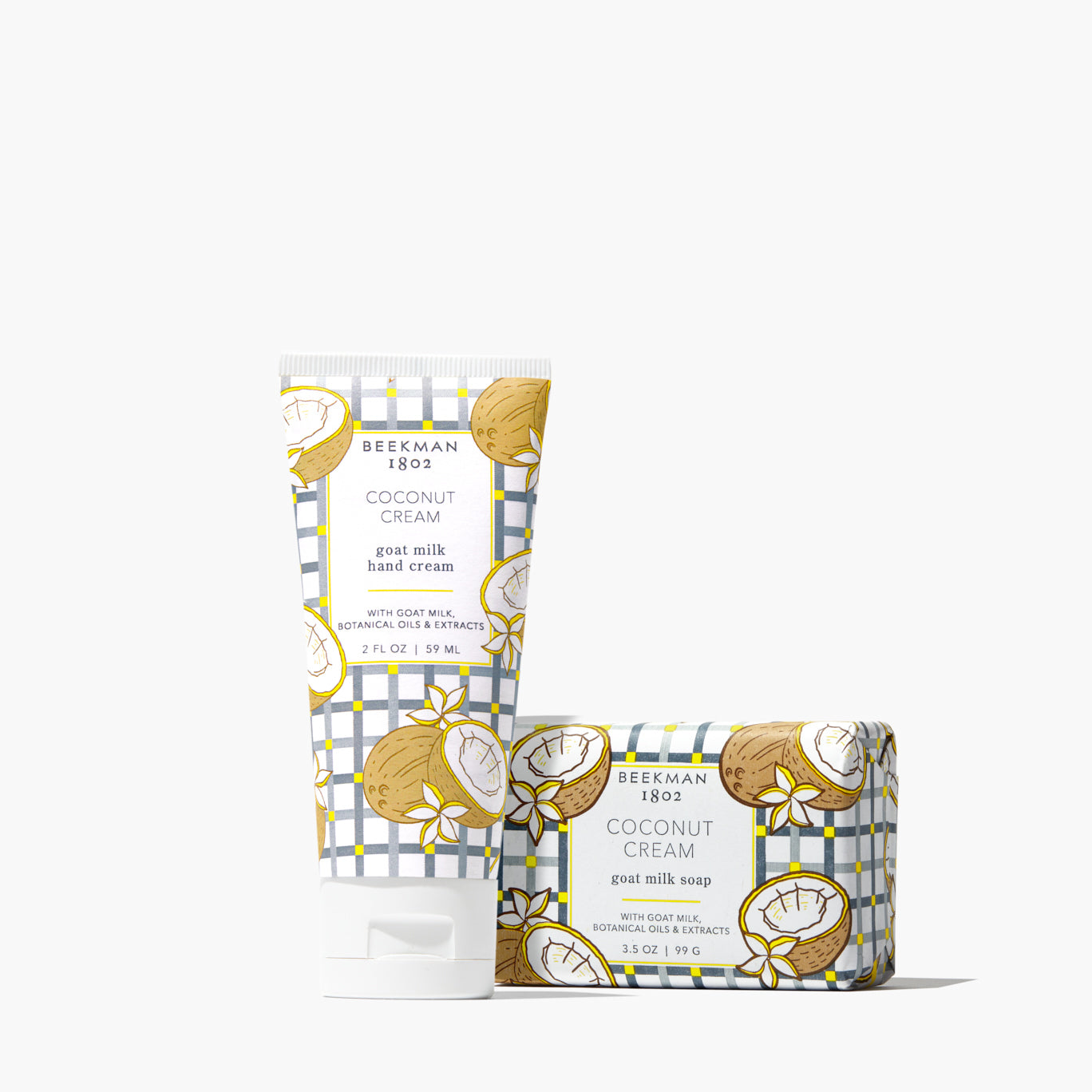 Organic Coconut Cream Body Lotion & Scrub Duo Set - Hydrating & Exfoliating for Soft, Smooth Skin - Perfect for Daily Moisturizing & Spa Nights at Home