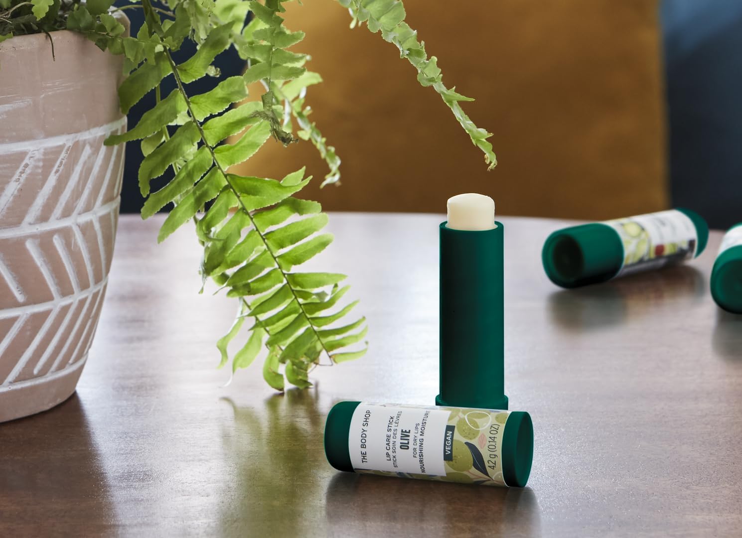 The Body Shop White Almond Milk Lip Care Stick - Vegan Nourishing Moisture for Dry & Sensitive Lips (4.2g) | Perfect for Winter Hydration & Daily Lip Care