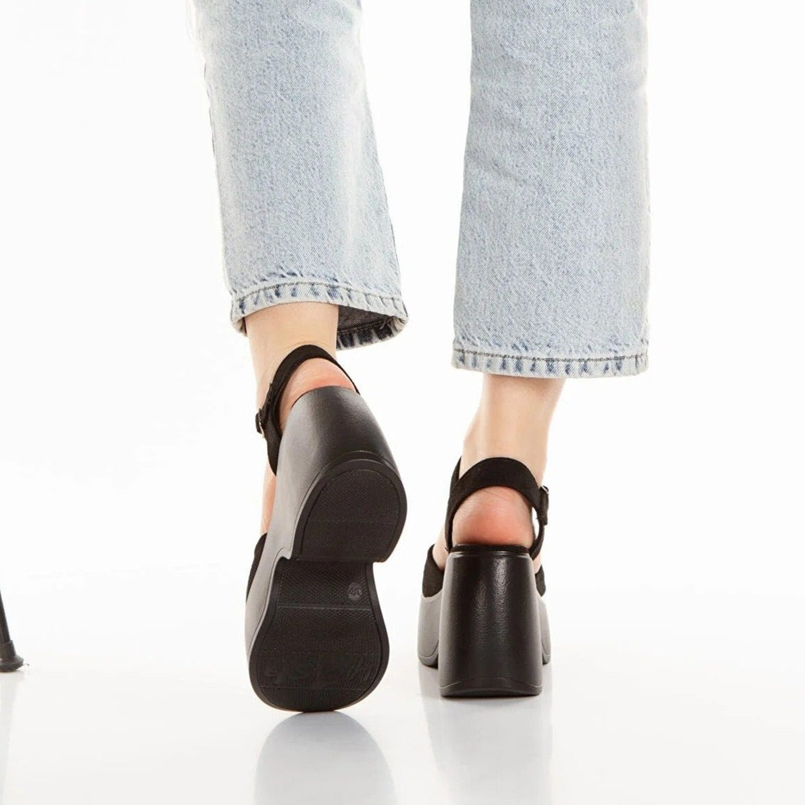 Black Suede Wedge Heels for Women - Comfortable & Stylish Barb-Inspired Shoes for Casual Outings, Date Nights & Office Wear
