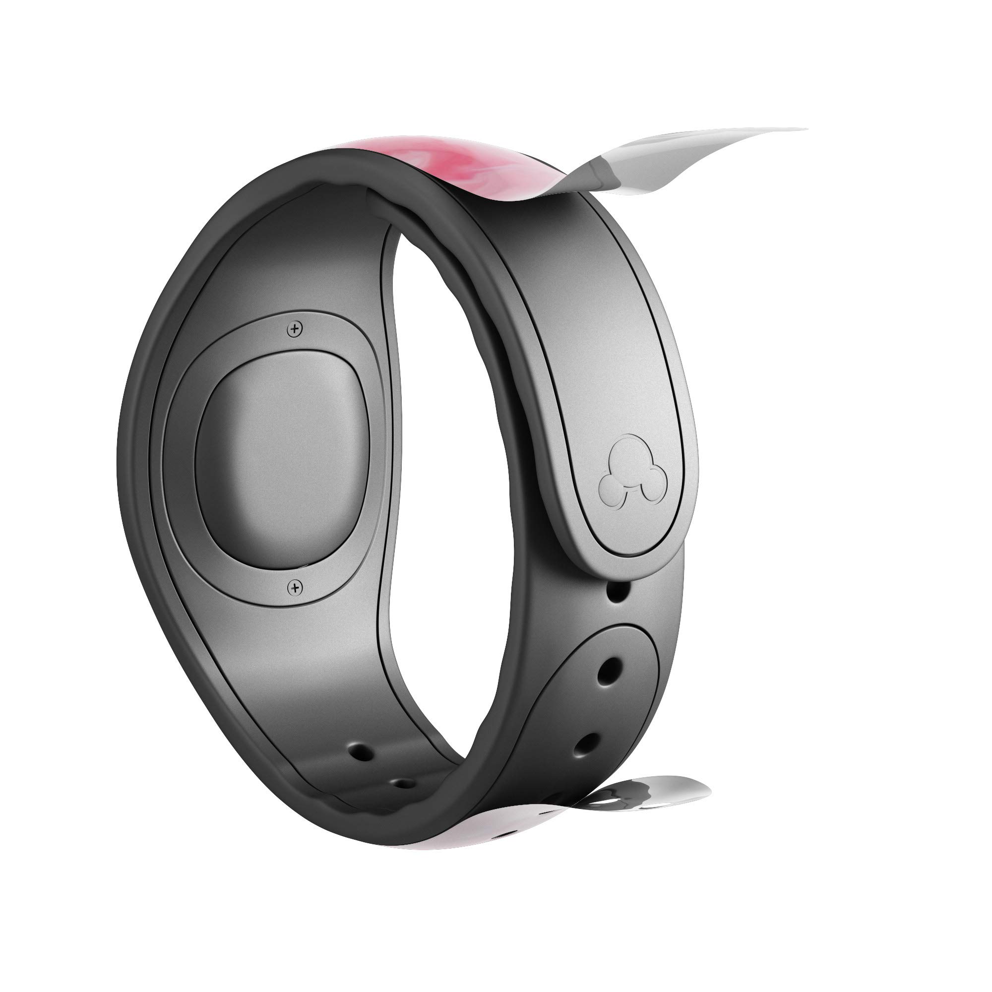 Marbleized Pink Paradise V6 - Full Body Skin Decal Vinyl Wrap Kit for Disney MagicBand 2.0 (Band Not Included) | Waterproof Protective Cover for Theme Park Visits, Travel & Everyday Wear