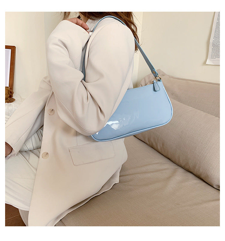 Vegan Leather Crossbody Bag - Oil Waxed Small Underarm Tote for Women | Perfect for Everyday Use, Travel & Shopping