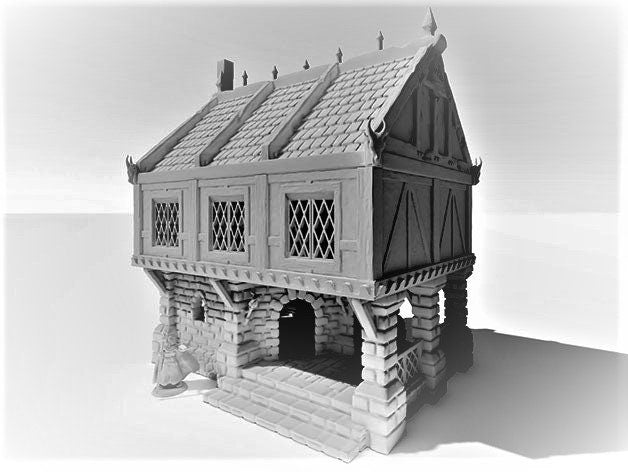 Dungeons & Dragons Miniature Terrain - 15mm, 28mm, or 32mm Scale for Tabletop RPG Gaming | Fantasy Battle Scenes & D&D Campaigns
