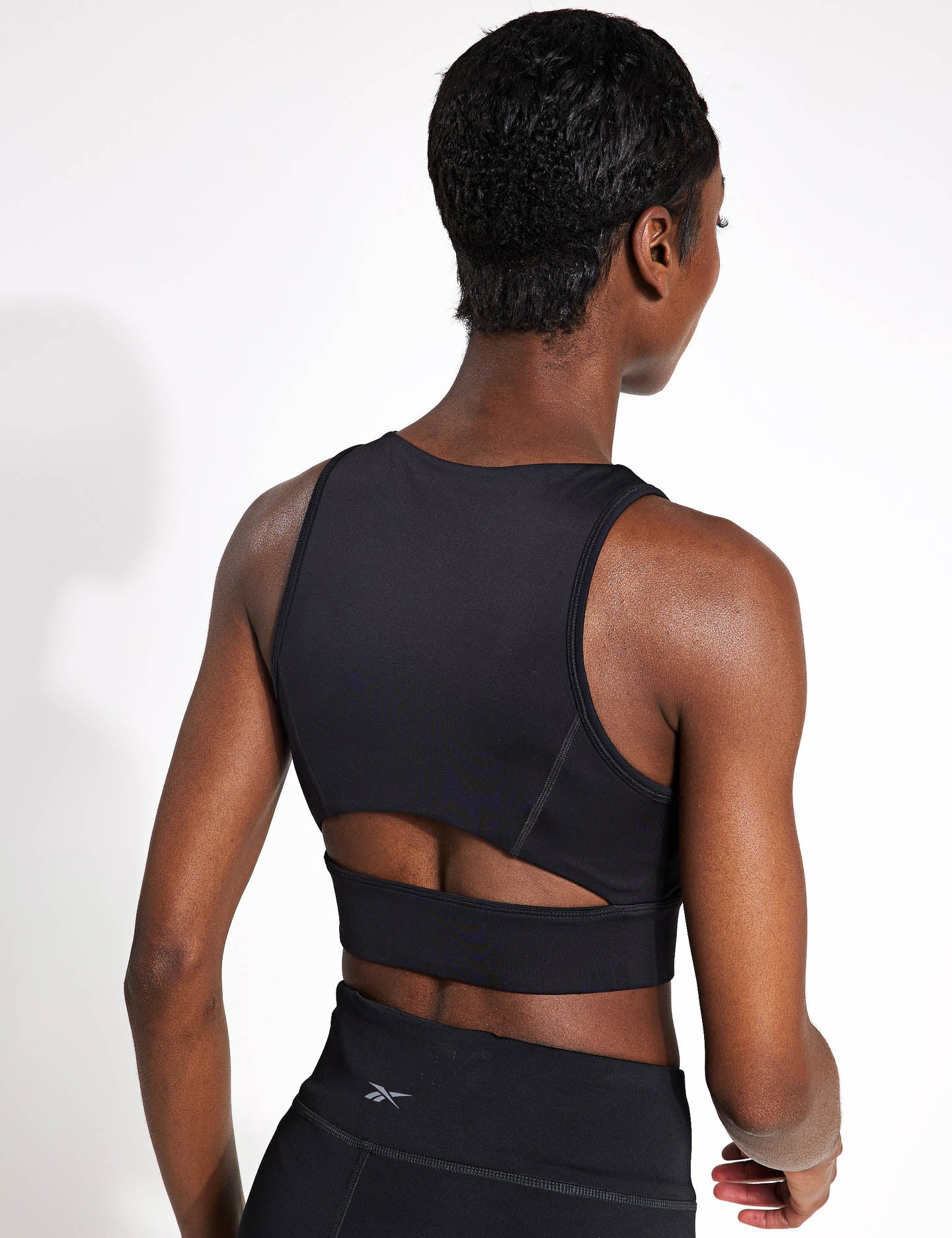ID Train High Support Sports Bra for Women - Night Black - Perfect for Running, Yoga & Gym Workouts