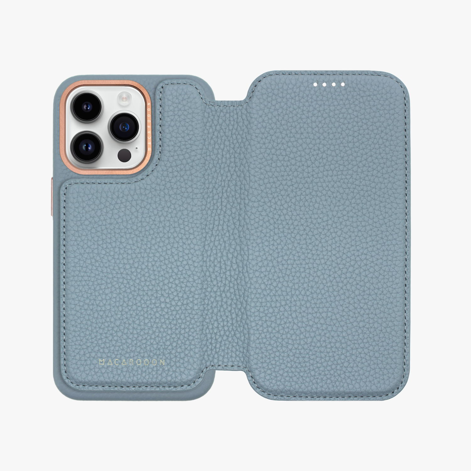 Premium iPhone 16 Pro MagSafe Leather Flip Case - Genuine Hybrid Leather Wallet Cover with Card Slots | Perfect for Business Travel & Daily Protection