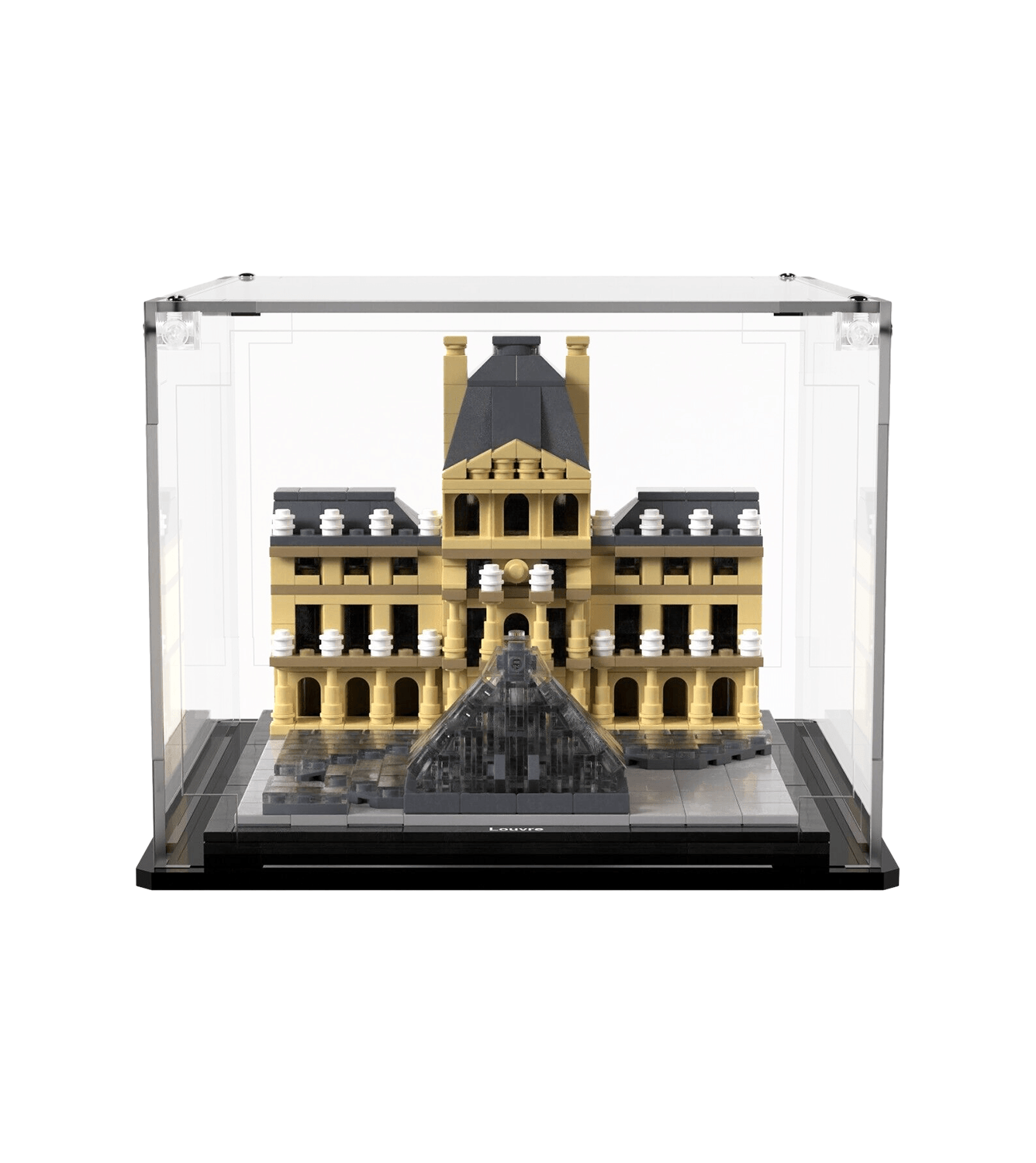 LEGO Architecture Louvre 21024 Display Case - Premium Acrylic Showcase for Collectible Building Sets - Perfect for Home Decor, Office Display & Gift Giving