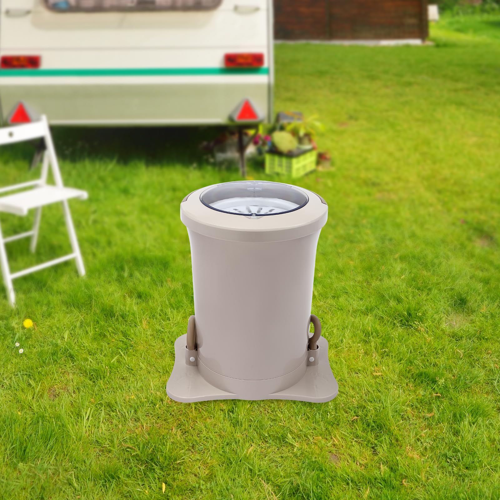 Portable Washing Machine 12L - Compact Foldable Mini Washer for Apartments, Dorms, Camping & RV Travel - Perfect for Small Spaces, Laundry on the Go & Off-Grid Living
