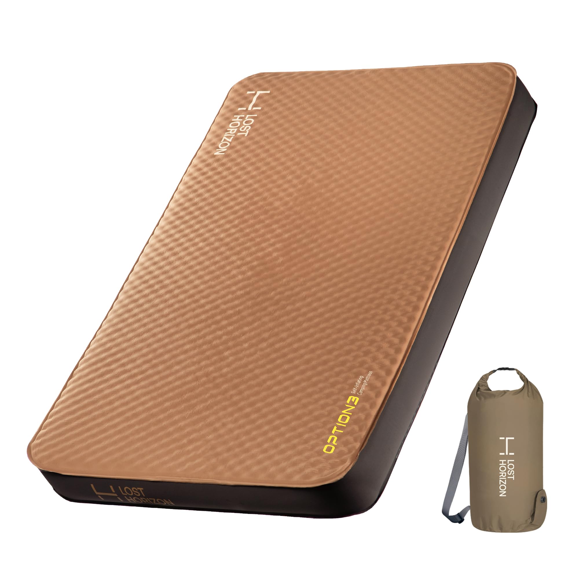 LOSTHORIZON Self-Inflating Camping Mattress with Air Pump - 4.5