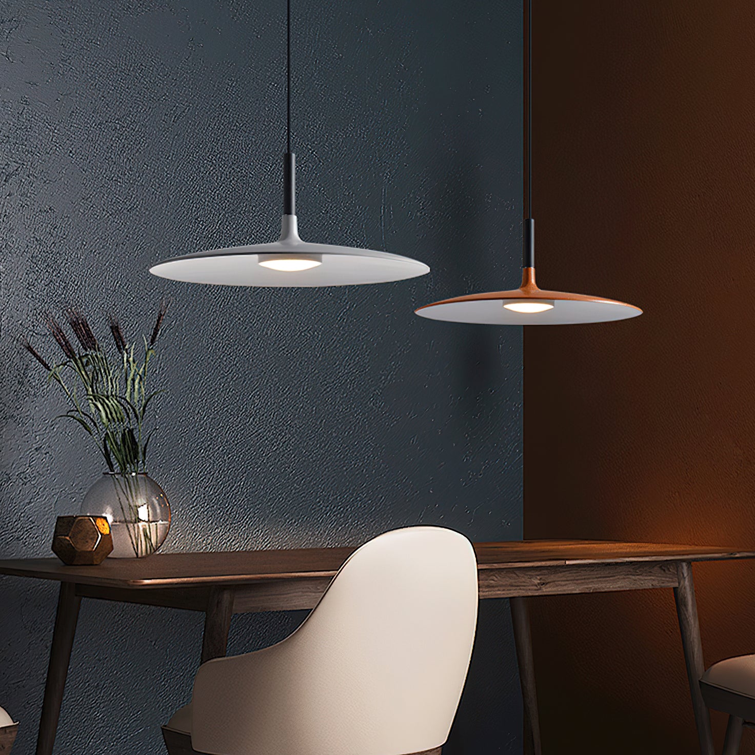 Modern Aplomb Pendant Light Fixture - Elegant Hanging Chandelier for Dining Room, Kitchen Island, Bedroom & Living Room Decor