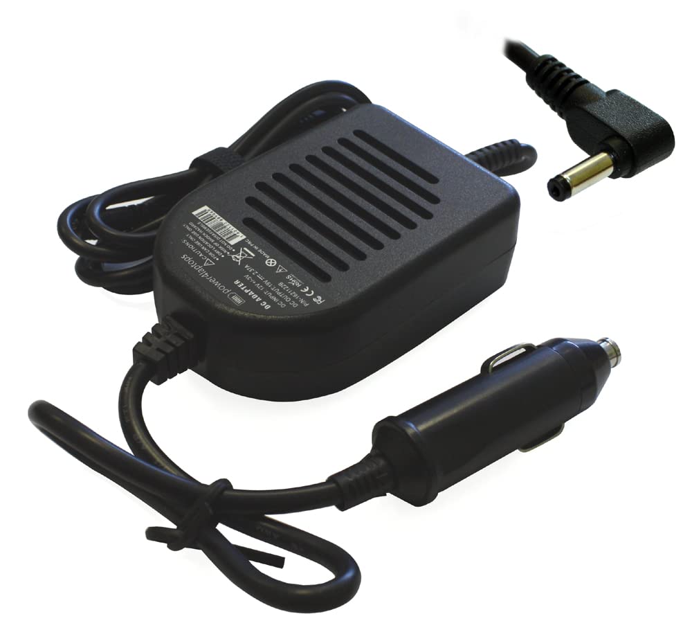 Universal 90W Laptop Car Charger for Asus Zenbook UX305 - DC Power Adapter with Fast Charging & Overload Protection - Perfect for Travel, Business & On-the-Go Use