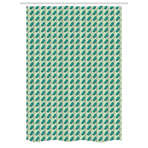 Turquoise and Pale Green