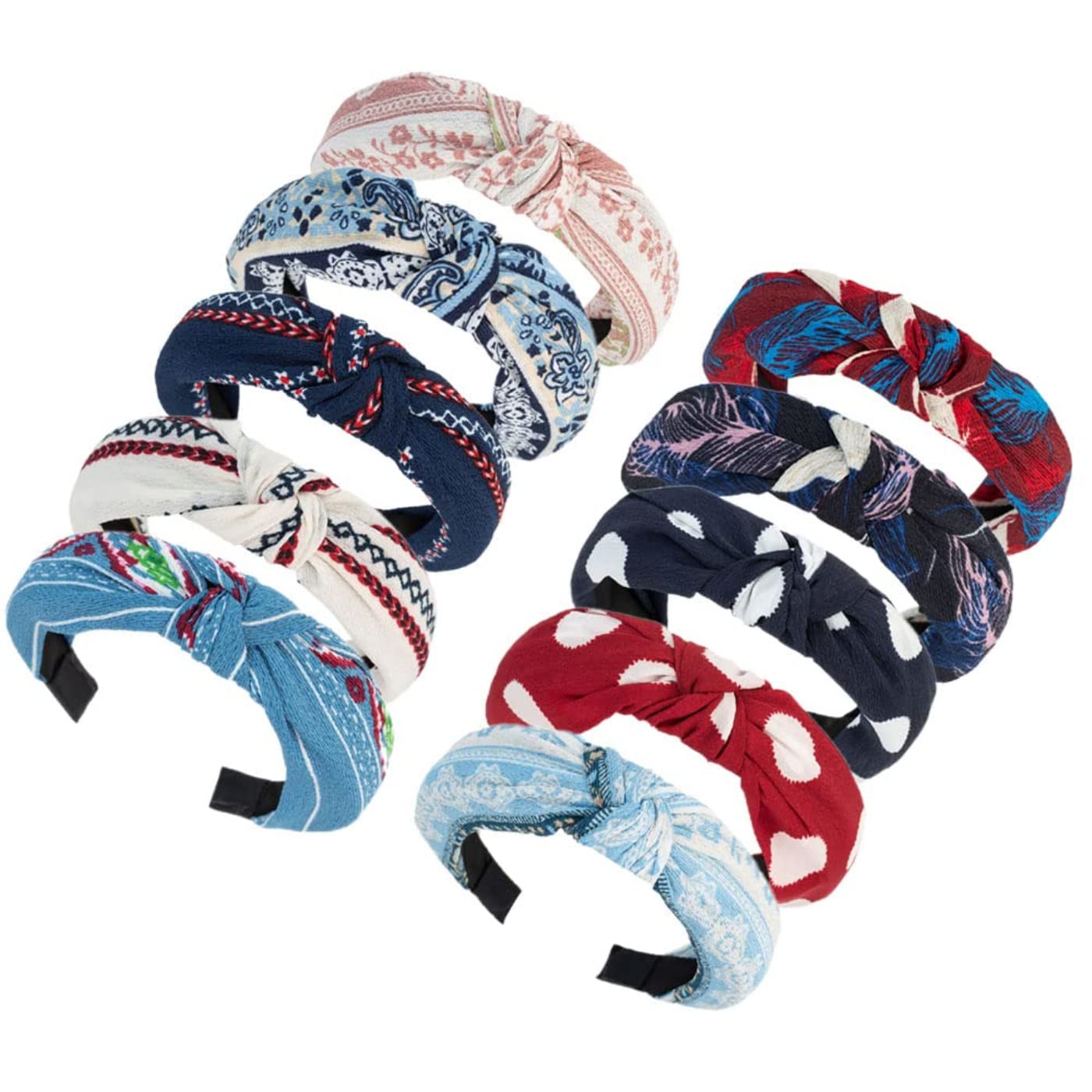Boho Headbands for Women - Fashionable Alice Bands & Knot Hair Accessories for Women & Girls | Perfect for Work, Parties & Everyday Wear