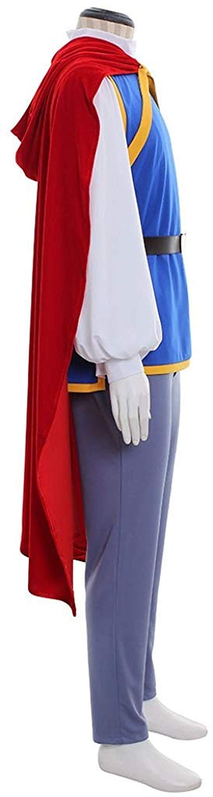Snow White Prince Cosplay Suit for Men - Grimm's Fairy Tales Costume for Halloween, Themed Parties & Renaissance Fairs
