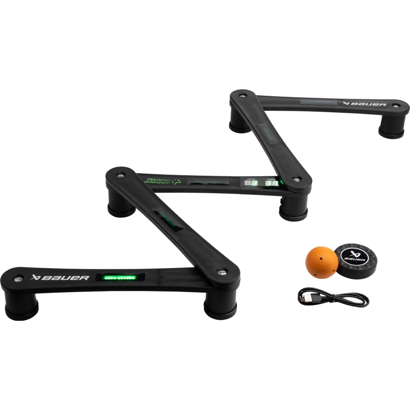 Bauer Digital Reactor Hockey Stick Handling Trainer - Improve Puck Control & Skills for Ice Hockey Practice & Training