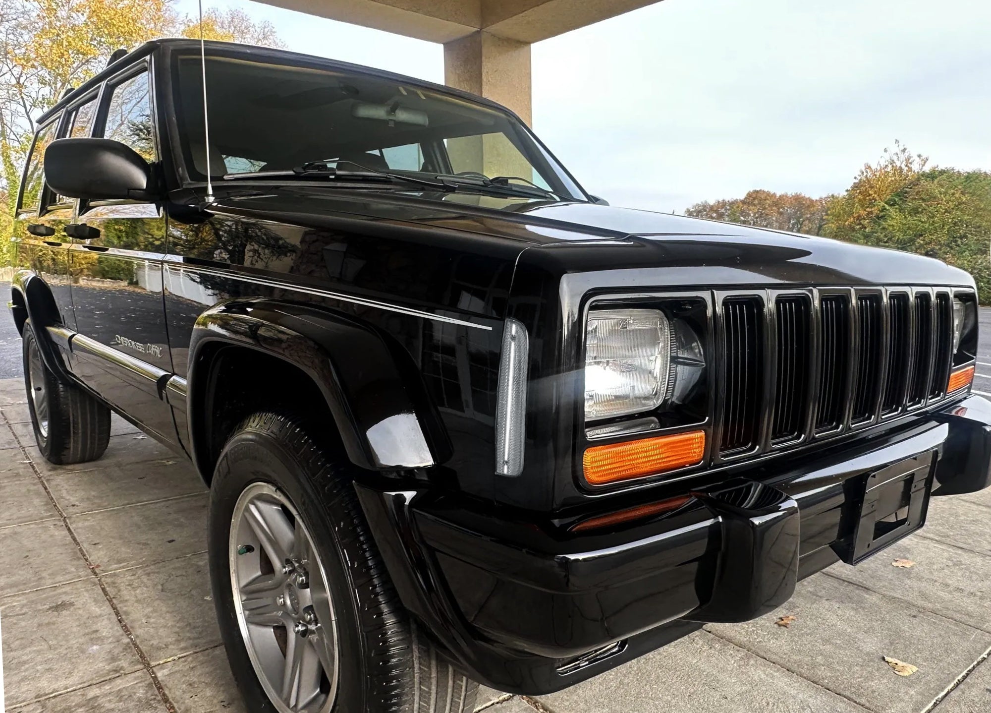 Clear Lens White Full LED Front Side Marker Lights Compatible with Jeep Cherokee 1997-2001 - Durable Replacement for Enhanced Visibility & Safety - Perfect for Off-Roading, Night Driving & Vehicle Customization