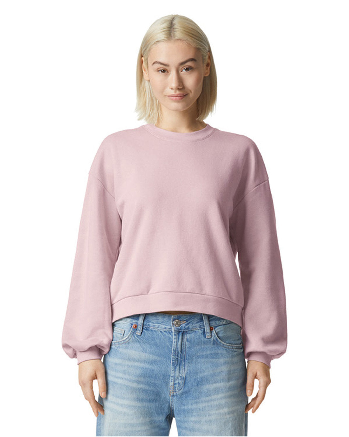 American Apparel RF494 Women's ReFlex Fleece Crewneck Sweatshirt - Soft & Warm Pullover for Casual Wear, Lounge, Gym & Outdoor Activities