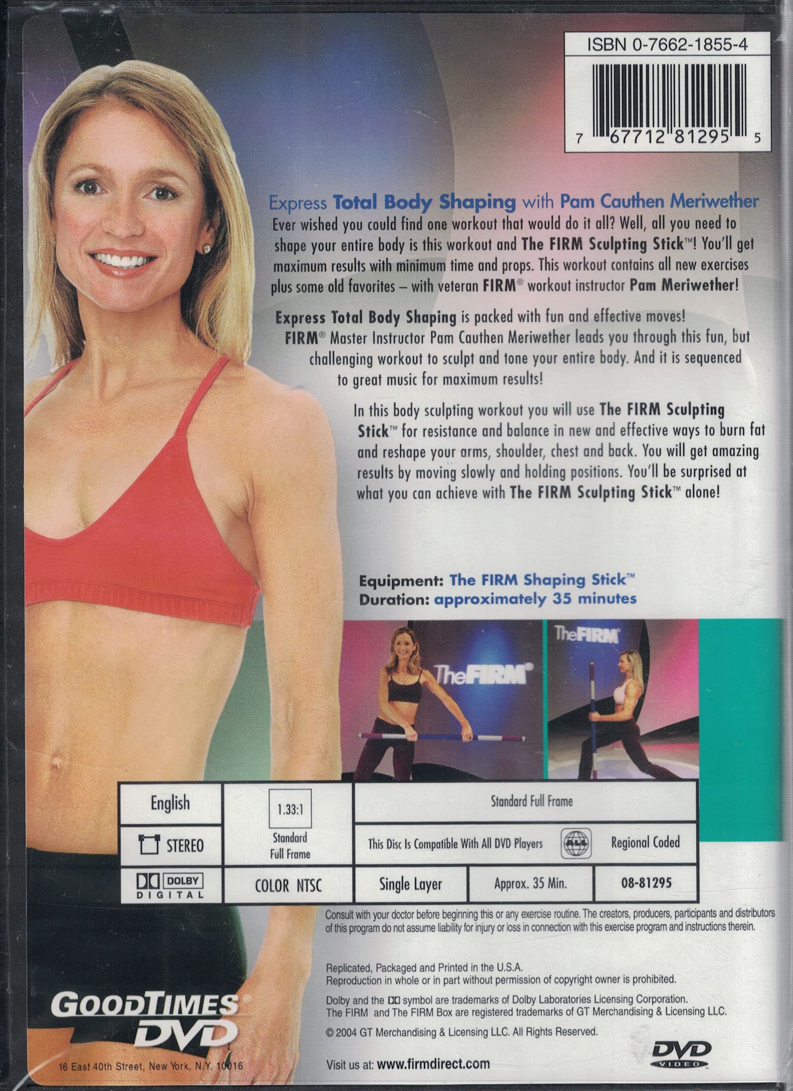 The Firm - Body Sculpting System - Express Total Body Shaping Workout for Women | Home Fitness Equipment for Toning & Weight Loss | Perfect for Small Spaces & Quick Workouts