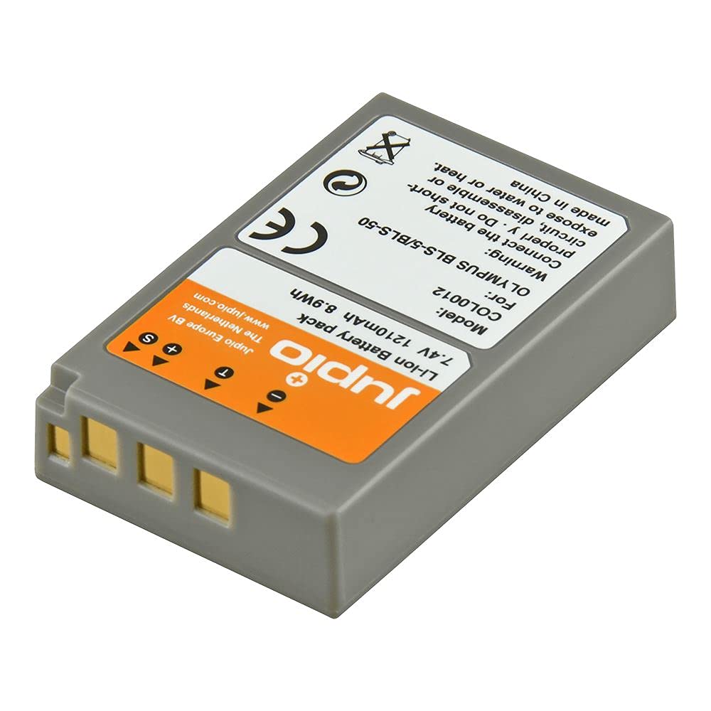 Replacement Battery for Olympus BLS-5 PS-BLS5 Digital Camera - High Capacity Grey Battery (COL0012) - Perfect for Travel Photography & Vlogging
