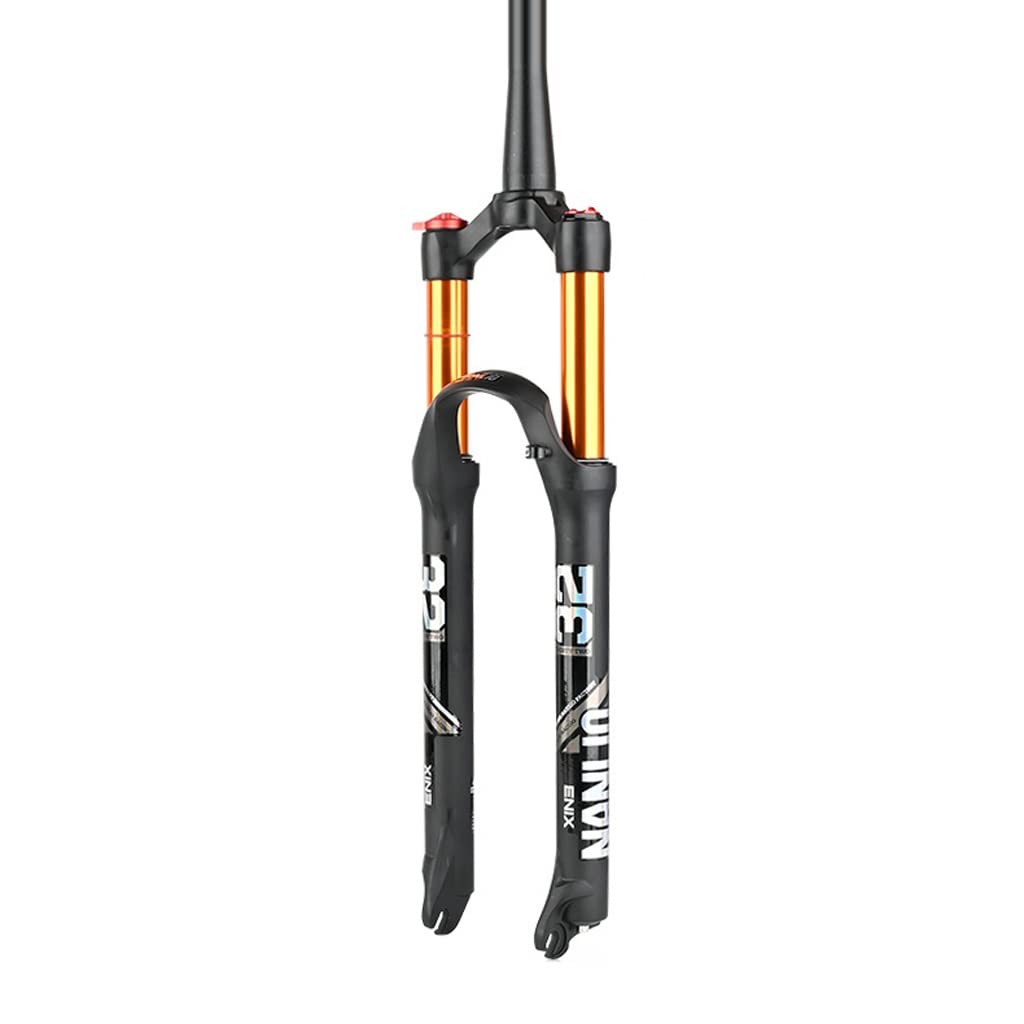 **MTB Bike Front Fork 26 27.5 29 Inch - Magnesium Alloy Mountain Bike Suspension Fork 1-1/8