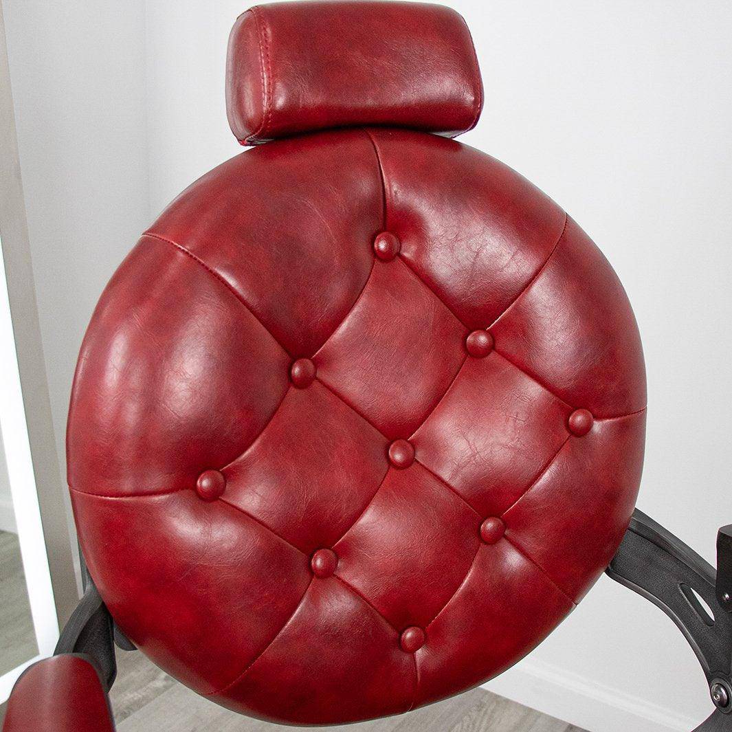 Professional Barber Chair for Salon & Home Use - Heavy Duty Hydraulic Styling Chair with Adjustable Height & Reclining Backrest - Perfect for Haircuts, Shaves & Styling