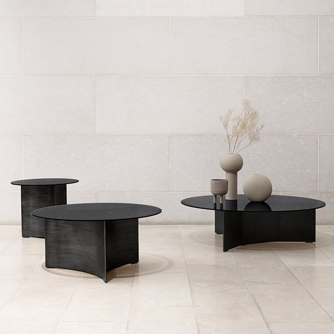 Modern Arc Coffee Table - Mid-Century Design, Solid Wood, Living Room Centerpiece for Home Decor | Perfect for Lounge, Family Room & Office Spaces