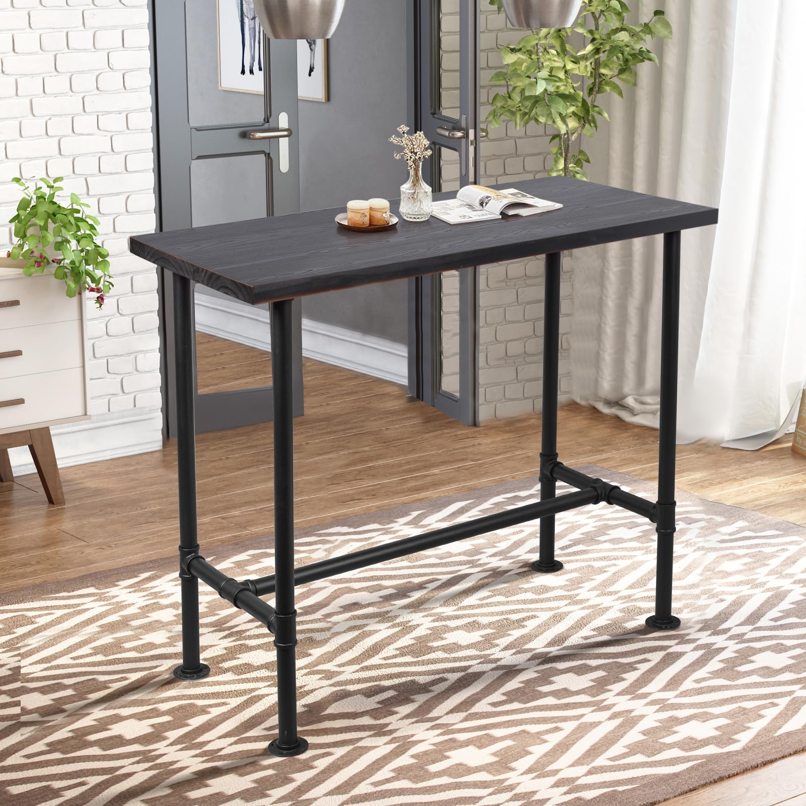 Industrial Pipe Dining Table - 47.3