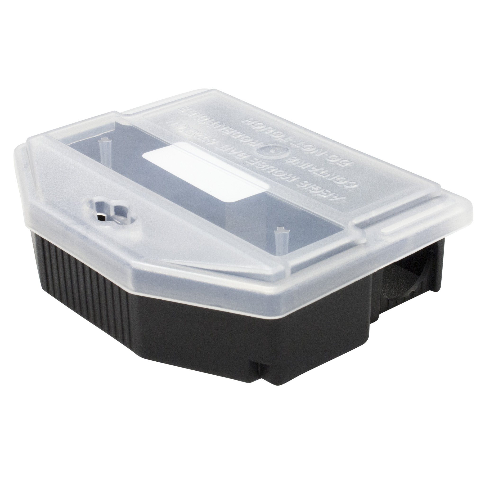 Aegis Clear View Bait Station - 12 Pack Mouse Trap for Indoor & Outdoor Pest Control - Effective Rodent Killer for Home, Garage, and Garden Use