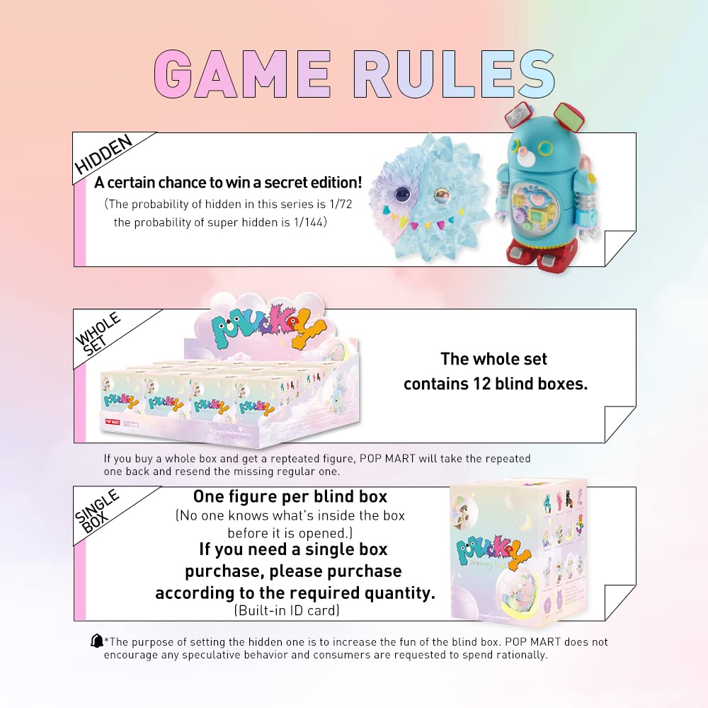 POP MART INSTINCTOY Muckey Dreamy Life Series - 12PCs Random Blind Box Collectible Action Figures | Cute Home Decor & Holiday Birthday Gifts for Boys Girls | Perfect for Display, Collection & Surprise Gifting