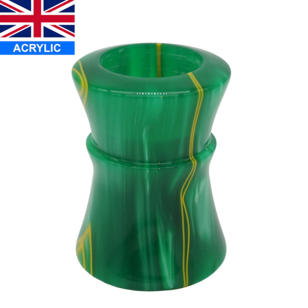 Premium Green Bay Handmade Shaving Brush Handle - Compatible with 24mm & 26mm Knots - Perfect for Wet Shaving & Grooming Gifts for Men