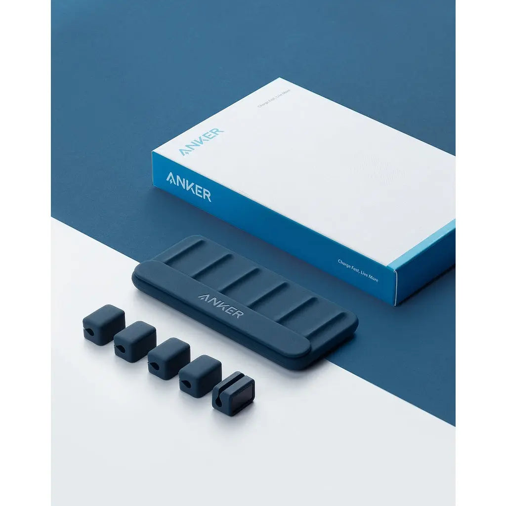 Anker Magnetic Cable Organizer Holder A8891 - Secure & Tangle-Free Cable Management for Home, Office & Travel