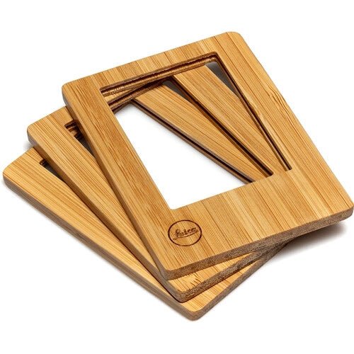 Leica SOFORT Magnet Frame - Natural Bamboo (3 Pack) | Instant Photo Display for Fridge, Office & Home Decor | Polaroid Picture Holder for Memories & Gifts