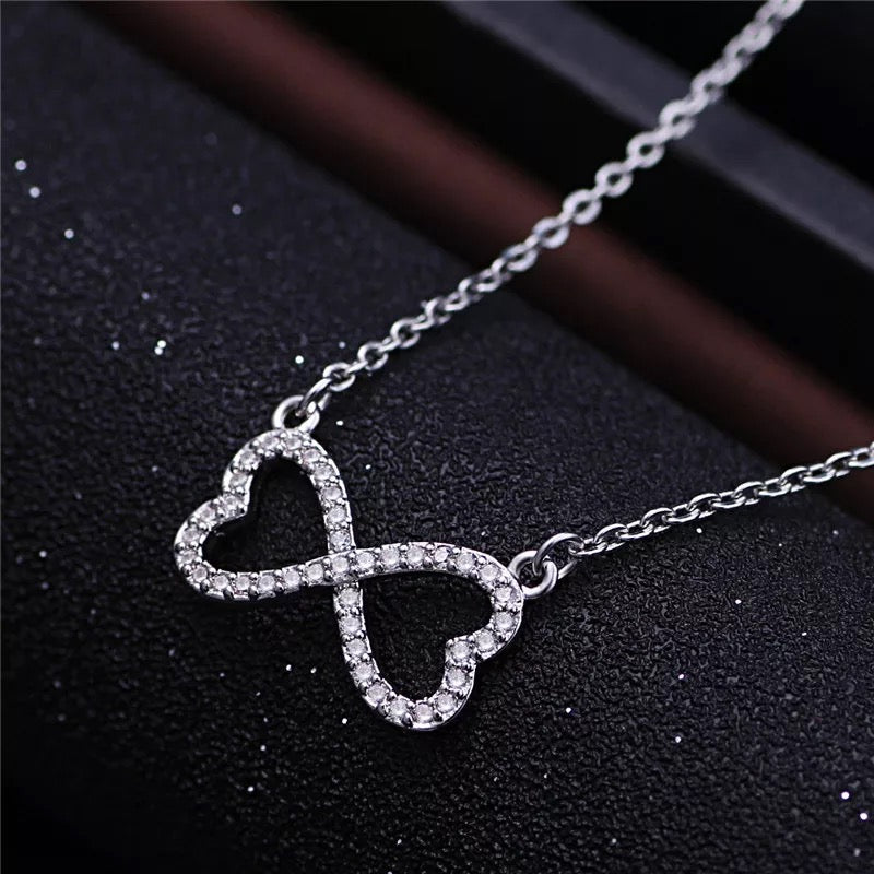 Infinity Necklace for Women - Sterling Silver Eternal Love Pendant - Perfect for Valentine's Day, Anniversary & Everyday Wear