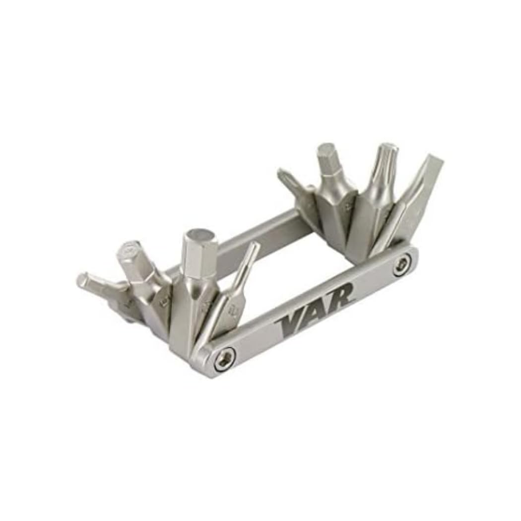 SHIMANO VAR 8-Function Compact Multi-Tool for Bicycle Repair - Perfect for Road & Mountain Bike Maintenance On-The-Go