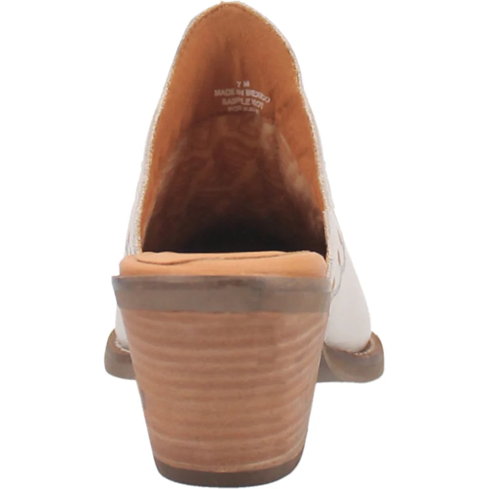 Wildflower Lad Mule with Embroidered White Design - Comfortable Slip-On Shoes for Men, Casual & Outdoor Wear