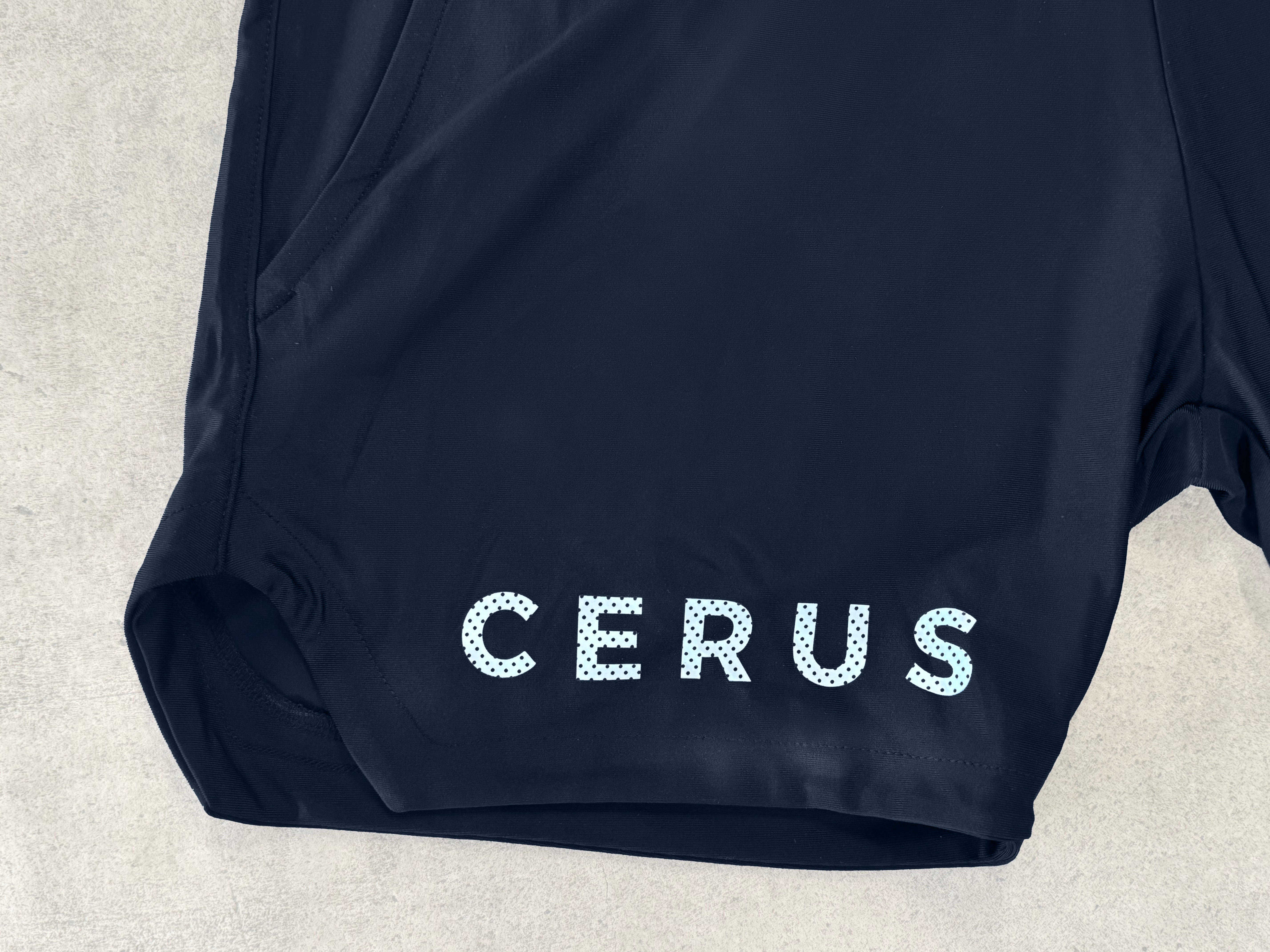 Cerus Black Fusion Linerless Shorts - Moisture Wicking, Quick Dry Workout & Running Shorts for Men - Perfect for Gym, Jogging & Outdoor Activities