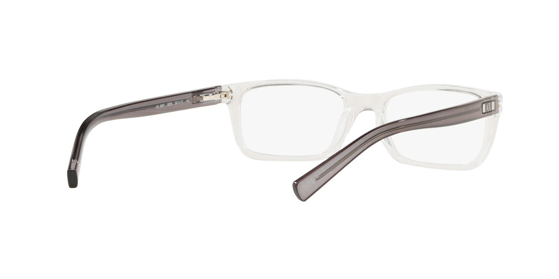 Armani Exchange 3007 Eyeglasses for Men & Women - Lightweight Acetate Frame with UV Protection - Perfect for Work, Driving & Everyday Wear