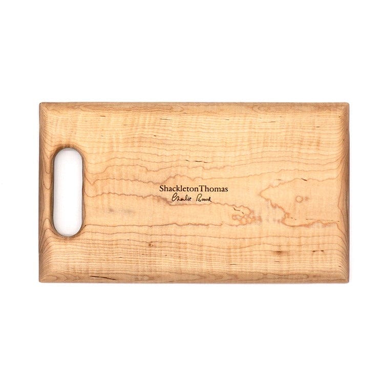 JK ADAMS Shackleton Thomas Charlie Cutting Board 14 x 8 x 7/8 Inch - Premium Wooden Kitchen Chopping Block for Meat, Vegetables & Cheese - Perfect for Home Cooking & Gift Giving