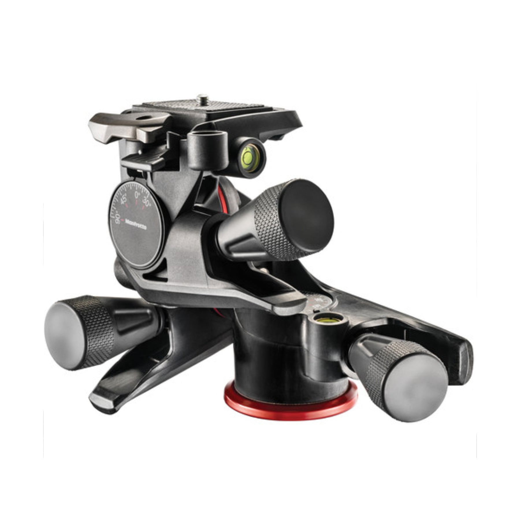 Manfrotto XPRO 3-Way Geared Pan and Tilt Head with 200PL-14 Quick Release Plate - Professional Camera Tripod Head for Photography & Videography - Perfect for Studio, Landscape, and Architectural Shooting