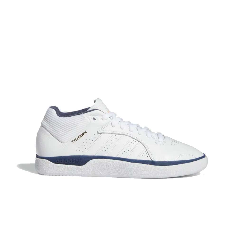 Adidas Tyshawn Men's Sneakers - Cloud White/Cloud White/Shadow Navy Colorway | Lightweight Comfortable Running Shoes for Men | Perfect for Gym, Jogging & Casual Wear