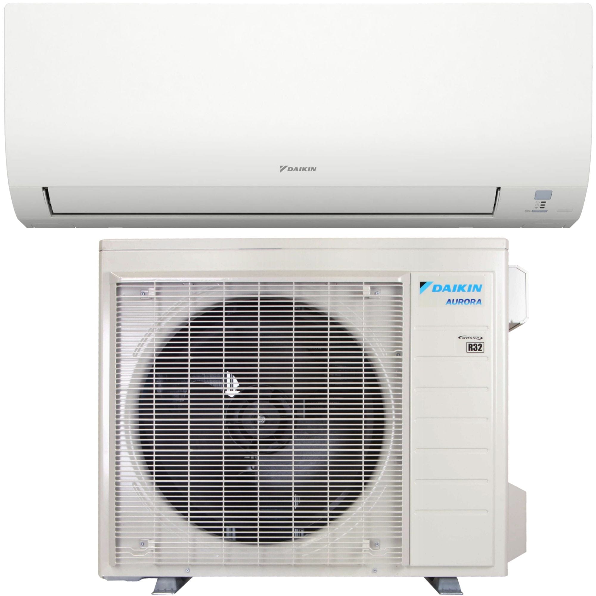 Daikin 18,000 BTU 21 SEER2 AURORA Series Ductless Mini Split Wall Mount Heat Pump AC with WiFi & R32 Refrigerant - Perfect for Home & Office Cooling & Heating